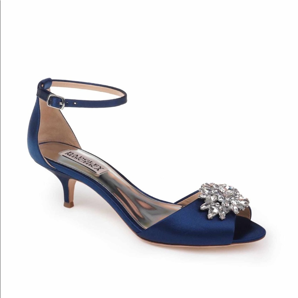Badgley Mischka Sainte Crystal embellished sandals